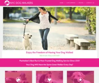 NYCDogwalkers.com(NYC Dog Walkers) Screenshot