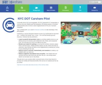 NYCDotcarshare.info(NYC DOT Carshare Pilot) Screenshot