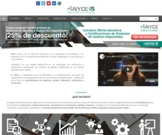 Nyce.org.mx(Certificación) Screenshot