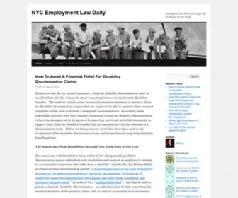 Nycemploymentlawdaily.com(Nycemploymentlawdaily) Screenshot