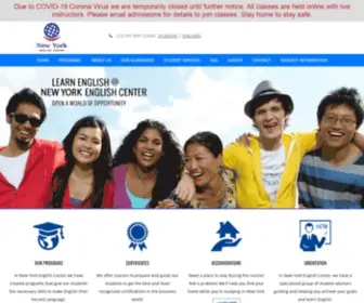 Nycenglishcenter.com(New York English Center) Screenshot