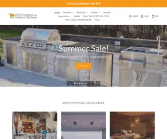 NYcfireplaceshop.com(NYC Fireplaces & Outdoor Kitchens) Screenshot