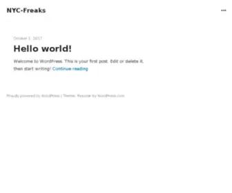 NYCfreaks.com(NYCfreaks) Screenshot