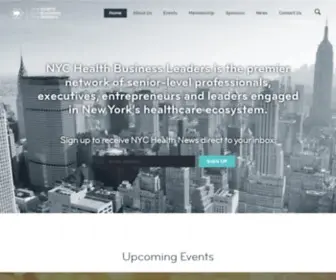 NYCHBL.com(NYC Health Business Leaders) Screenshot