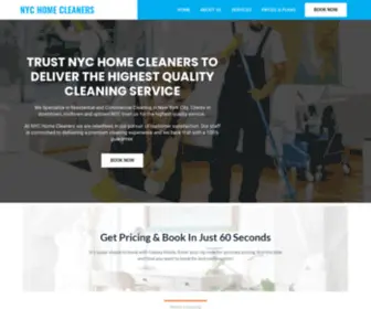 NYchomecleaners.com(New York City Cleaning and Maid Service) Screenshot