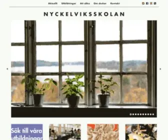 NYckelviksskolan.se(Konst, konsthantverk, arkitektur och design) Screenshot