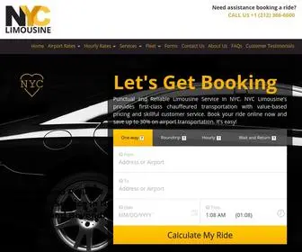 NYclimousine.com(NYC Limousine) Screenshot