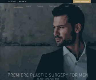 NYcmaleplasticsurgery.com(World renowned board certified plastic surgeon Dr. Steven Wallach) Screenshot