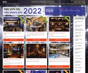 NYcnewyears.com(2022 New Years Eve in New York City Times Square Parties) Screenshot