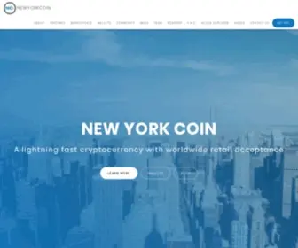 Nycoin.community(NewYorkCoin Community Website) Screenshot