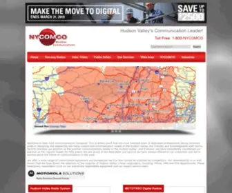 Nycomco.com(Motorola Radio and Wireless Solutions) Screenshot