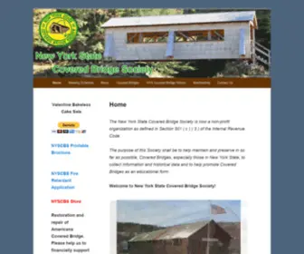 Nycoveredbridges.org(New York State Covered Bridge Society) Screenshot