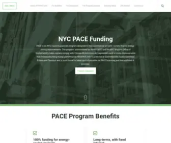 NYcpace.info(NYC PACE Financing) Screenshot