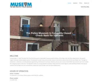 NYCPM.org(New York City Police Museum) Screenshot