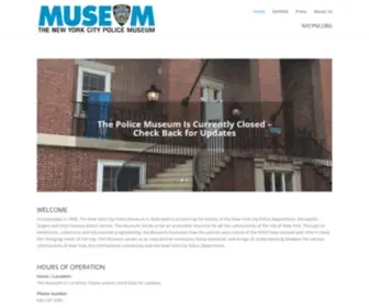 NYcpolicemuseum.org(New York City Police Museum) Screenshot