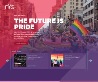 NYCpride.org(Nyc pride) Screenshot