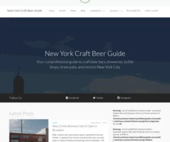 NYcraftbeerguide.com(New York Craft Beer Guide) Screenshot