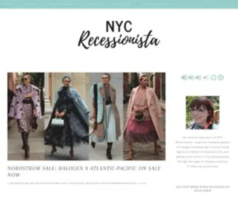 NYcrecessionista.com(NYC Recessionista) Screenshot