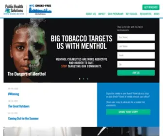 NYCsmokefree.org(NYC Smoke Free) Screenshot