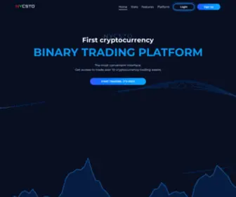 NYCsto.com(First cryptocurrency binary trading platform) Screenshot