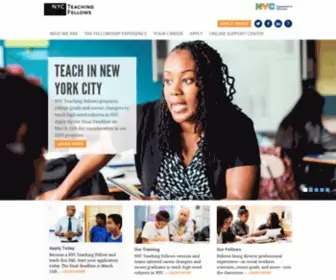 NYcteachingfellows.org(The New York City Teaching Fellows program) Screenshot