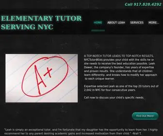 NYctutor4Kids.com(Elementary Tutor Serving NYC) Screenshot