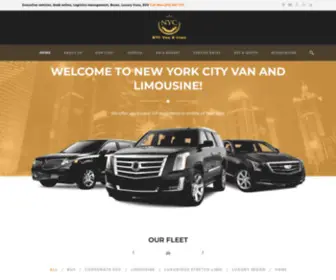 NYcvanlimo.com(NYC VAN LIMO) Screenshot