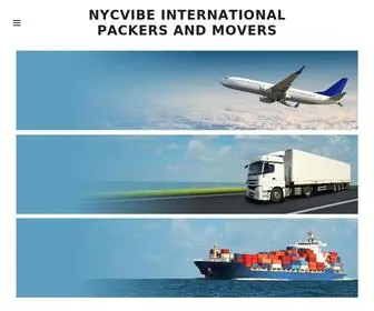 NYcvibeinternational.com(Nycvibe International Packers and Movers) Screenshot