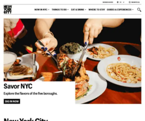 NYcvisit.com(NYC Tourism) Screenshot