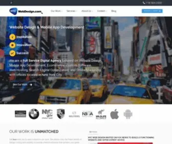 NYcwebdesign.com(NYC Web Design & Mobile App Development Company in New York) Screenshot