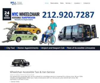 NYCwheelchair.com(Wheelchair Taxi in NYC. We service all of the NYC boroughs) Screenshot