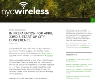 NYcwireless.net(Bringing Wi) Screenshot