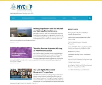 NYCwritingproject.org(Inspiring students and teachers since 1978) Screenshot