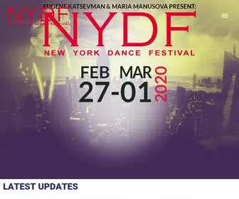 Nydancefestival.com Screenshot