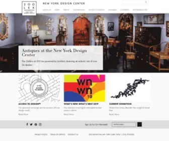 NYDC.com(The New York Design Center at 200 Lex) Screenshot