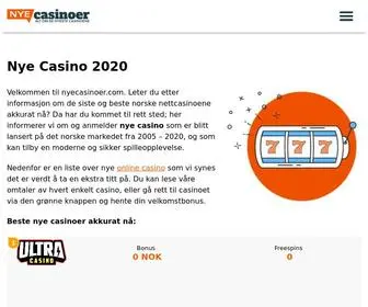 Nyecasinoer.com(Nye) Screenshot