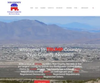 Nyegop.org(Nye County Republican Central Committee) Screenshot