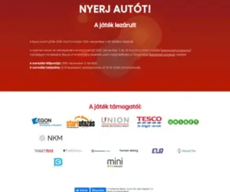 Nyerj-Autot.hu(Sorsolás oldal) Screenshot