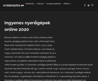 Nyerogepek.biz Screenshot