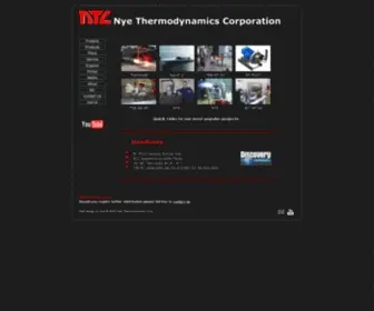 Nyethermodynamics.com(Nye Thermodynamics Corporation) Screenshot