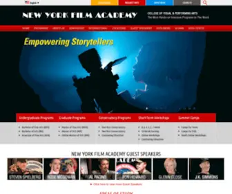Nyfa.edu(New York Film Academy) Screenshot