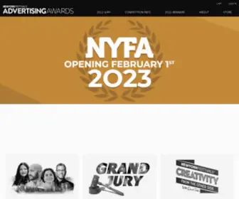 Nyfadvertising.com(NEWYORKFESTIVALS®) Screenshot
