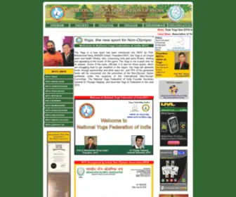 Nyfi.org.in(The National Yoga Federation of India (NYFI)) Screenshot