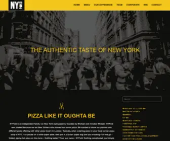 Nyfold.com(Pizza With An Authentic New York Taste) Screenshot