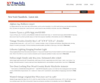 NYfreeads.com(New York Classifieds) Screenshot