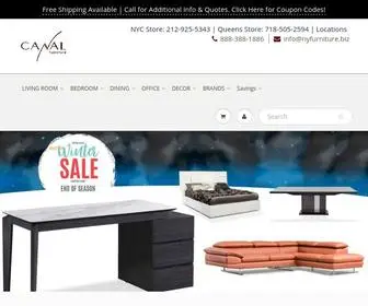 Nyfurniture.com(Canal Furniture) Screenshot