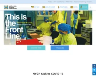 NYGhfoundation.ca(North York General Foundation) Screenshot