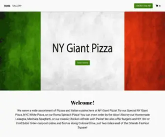 Nygiantpizzaorlando.com(NY Giant Breakfast and Pizza) Screenshot