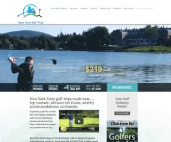 Nygolftrail.com(NY Golf Trail) Screenshot