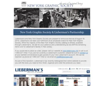 NYGS.com(New York Graphic Society) Screenshot